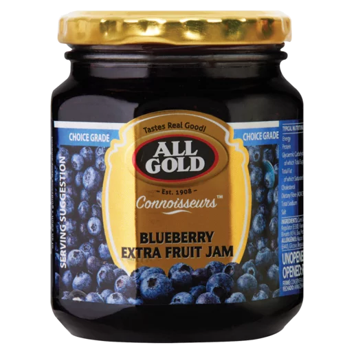 All Gold Blueberry Extra Fruit Jam, 320g