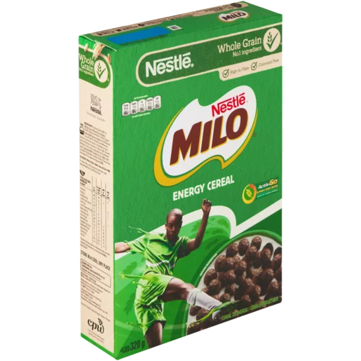 Nestlé Milo Chocolate Flavoured Wholegrain Cereal Balls, 320g