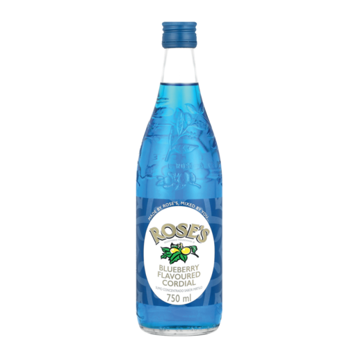 Rose's Blueberry Flavored Cordial Drink, 750ml