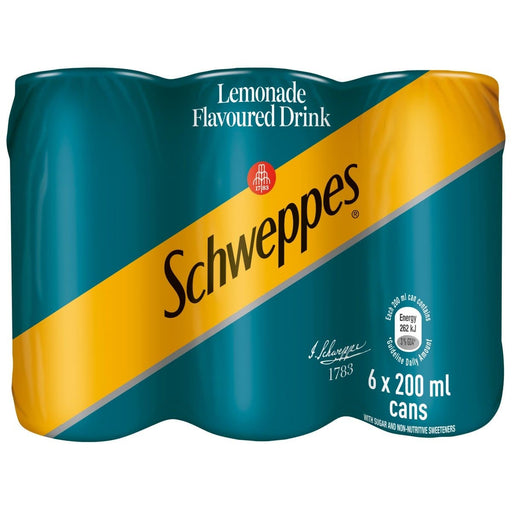 Schweppes Lemonade (6 X 200ml) from South Africa - AubergineFoods.com 