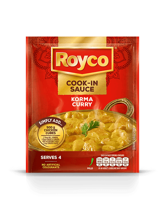 Royco Korma Curry Dry Cook-In Sauce, 41g