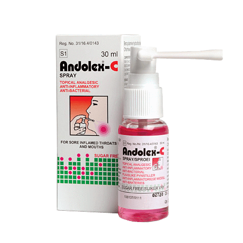 Andolex Throat Spray