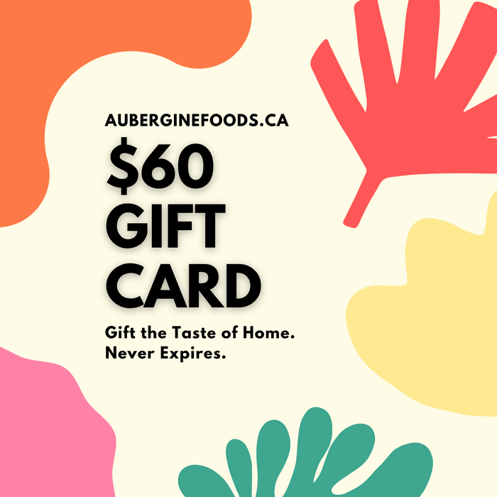 AubergineFoods.ca Gift Cards