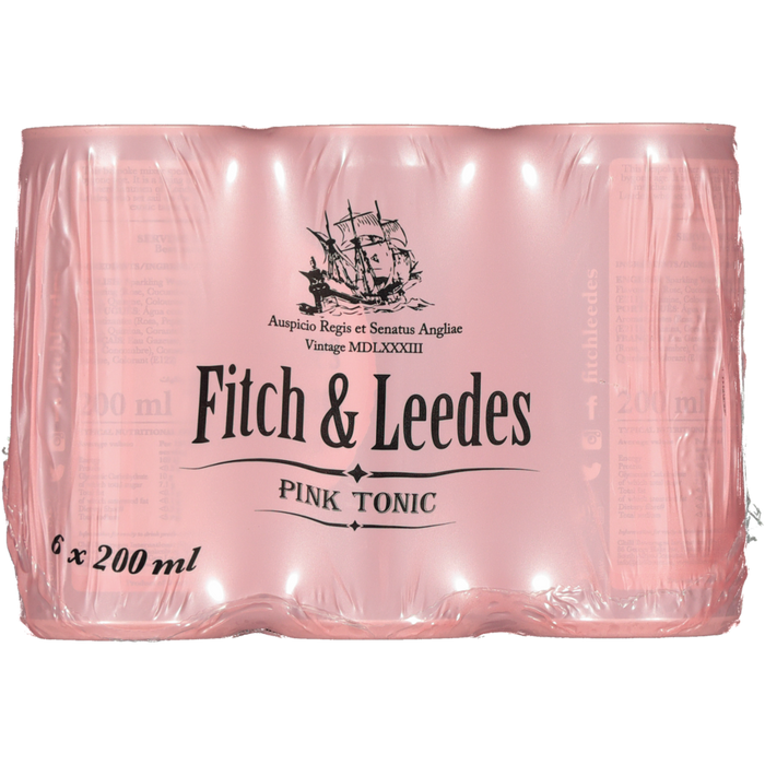 Fitch & Leedes Pink Tonic, 6 x 200ml