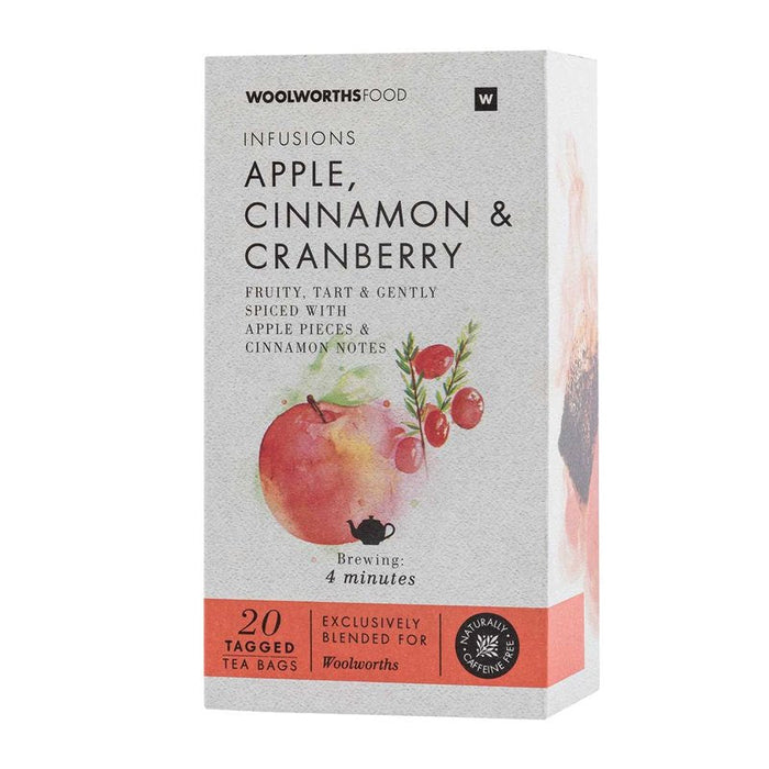 Woolworths Cranberry Cinnamon Tea, 20 bags