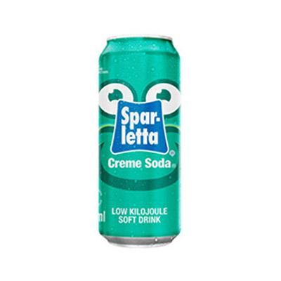 Sparletta Creme Soda (300 ml) from South Africa - AubergineFoods.com 
