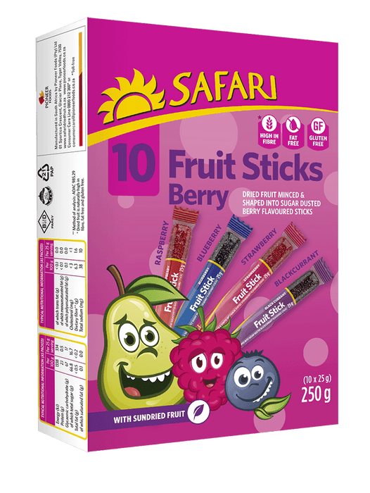 Safari Fruit Sticks Berry, 250g