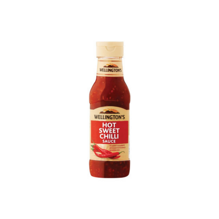 Wellingtons Hot Sweet Chilli Sauce from Aubergine Specialty Foods - AubergineFoods.com 