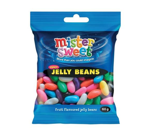 Mister Sweet Juicy Jelly Beans, 60g