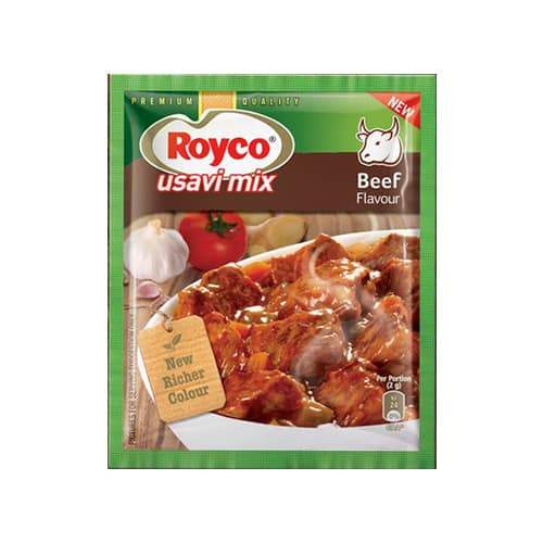 ROYCO Beef Usavi Mix (75 g) from South Africa - AubergineFoods.com 