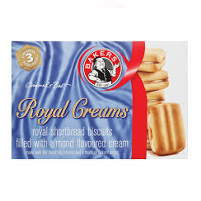 Bakers Royal Creams Shortbread Biscuits, 280g