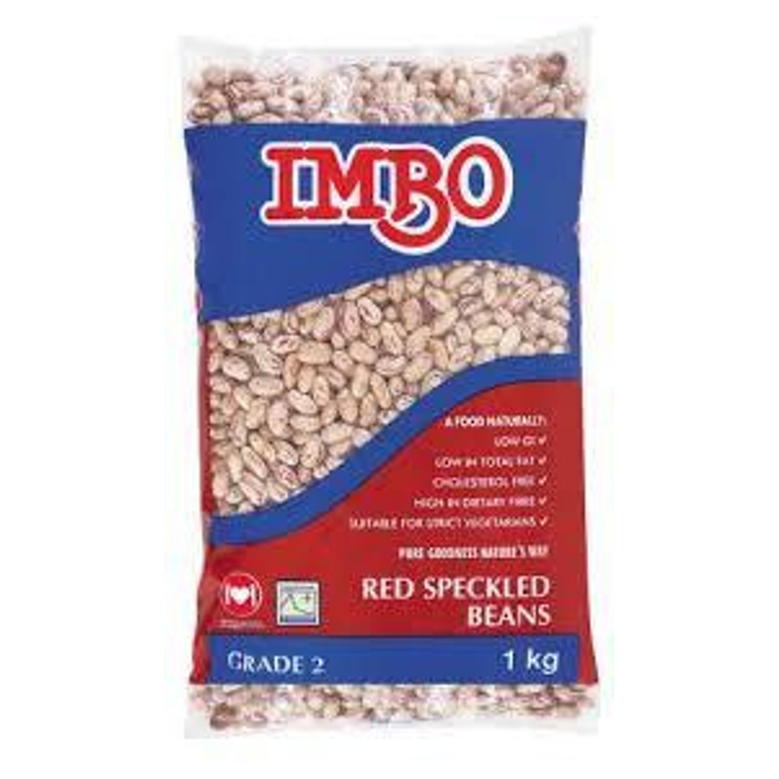 IMBO Red Speckled Beans (Sugar Beans) (500 g) | Food, South African | USA's #1 Source for South African Foods - AubergineFoods.com 