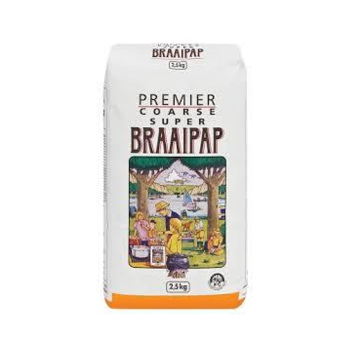 Premier Coarse Braaipap (2.5 Kg) | Food, South African | USA's #1 Source for South African Foods - AubergineFoods.com 