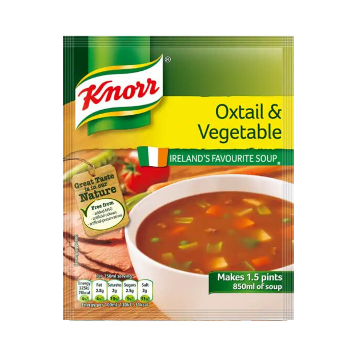 Knorr Oxtail & Vegetable (50 g) from South Africa - AubergineFoods.com 