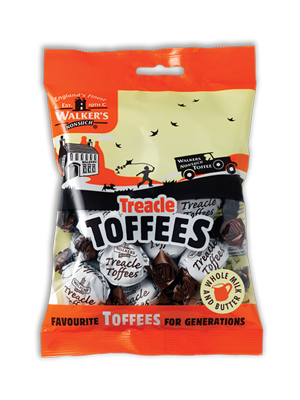 Walkers Treacle Toffees, 150g