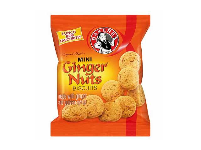 Bakers Mini Ginger Nut Biscuits, 40g