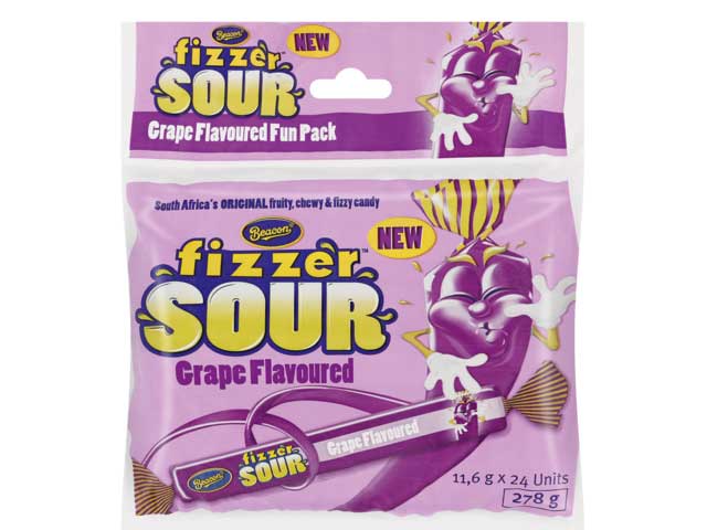 Beacon Fizzer Fun Pack: Sour Grape, 24's