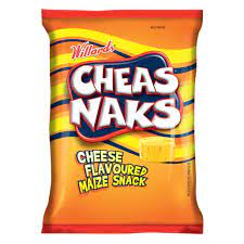Willards Cheas Snaks Cheese Flavoured Maize Snack, 135g