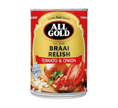 All Gold Tomato & Onion Braai Relish, 410g