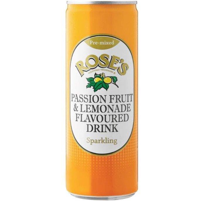 Rose's Passion Fruit Lemonade Flavor Sparkling Drink, 200ml