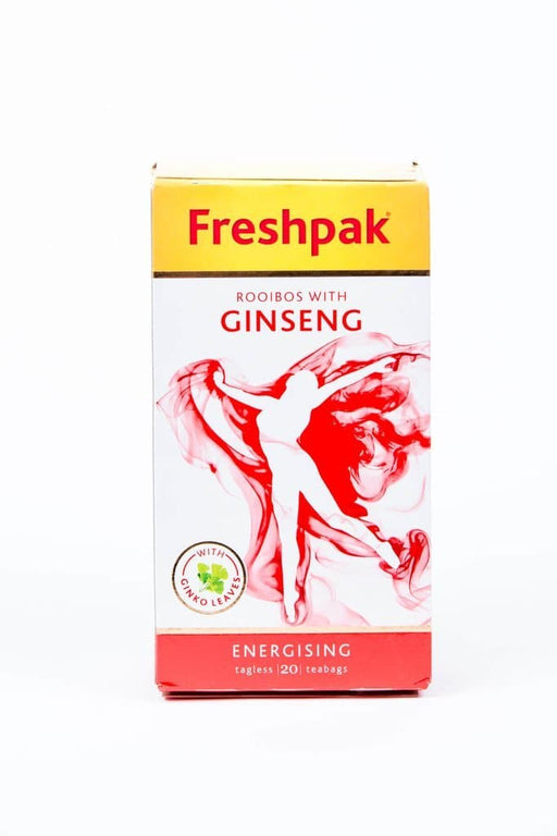 Freshpak Rooibos Tea Ginseng (20 bags) | Food, South African | USA's #1 Source for South African Foods - AubergineFoods.com 