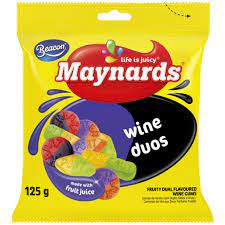 Maynards Wine Gum Duo's, 125g