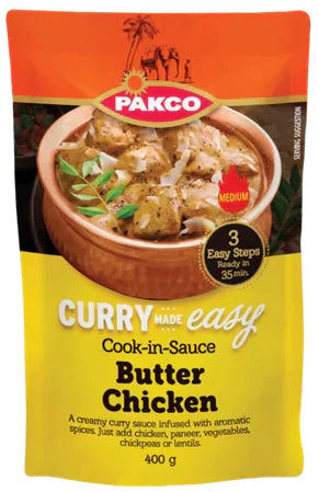 Pakco Durban Curry Made Easy Butter Chicken Cook-in-Sauce 400g