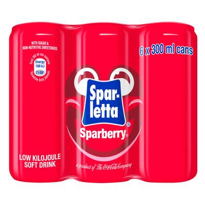 Sparletta Sparberry (6x300ml) | Food, South African | USA's #1 Source for South African Foods - AubergineFoods.com 