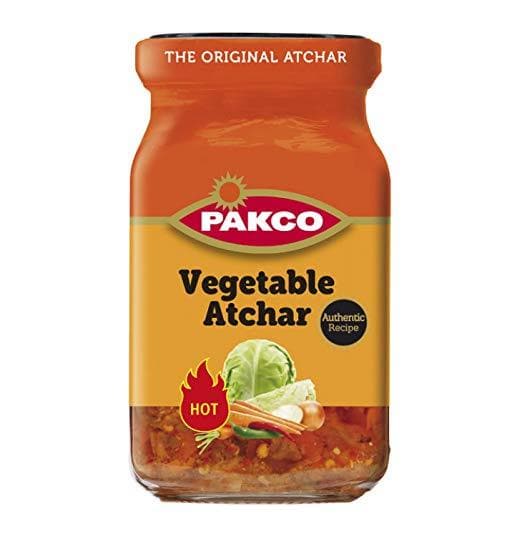 PAKCO Vegetable Atchar (350 g) from South Africa - AubergineFoods.com 